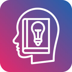 Vector Design Knowledge Icon Style