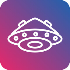 Vector Design UFO Icon Style