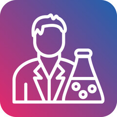 Vector Design Chemist Icon Style