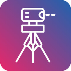 Vector Design Laser Level Icon Style