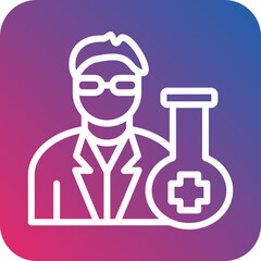 Vector Design Chemist Icon Style