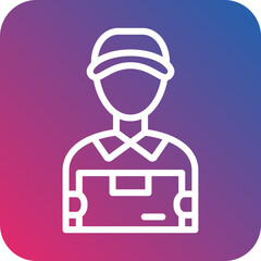 Vector Design Courier Icon Style