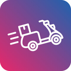 Fototapeta premium Vector Design Fast Delivery Icon Style