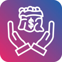 Vector Design Financial Help Icon Style