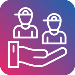 Vector Design Help Children Icon Style