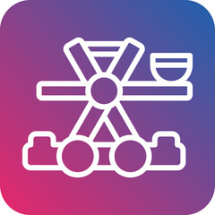 Vector Design Catapult Icon Style