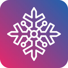 Vector Design Snowflake Icon Style
