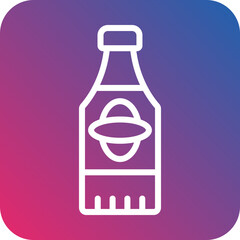 Vector Design Bottle Icon Style