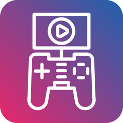 Fototapeta premium Vector Design Game Video Icon Style