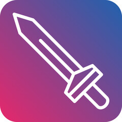 Vector Design Game Sword Icon Style