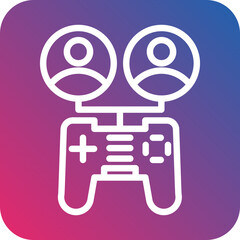 Vector Design Game Viewers Icon Style
