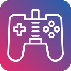 Obraz premium Vector Design Gamepad Icon Style