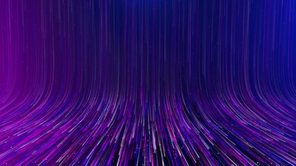 4K 3D Glowing Light Strokes Background wallpaper technology metaverse blockchain. effect animation. Music festival nightclub stage visual Stage Tech Future, Science Fiction Artificial Intelligence