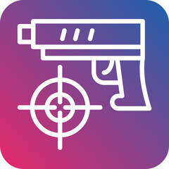 Vector Design Shooting Icon Style