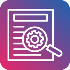 Vector Design Backer Report Icon Style