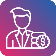 Vector Design Broker Dealer Icon Style