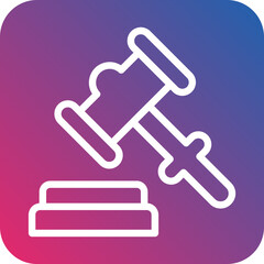 Vector Design Gavel Icon Style