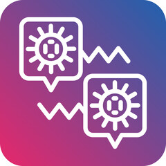 Vector Design Bioethics Debate Icon Style