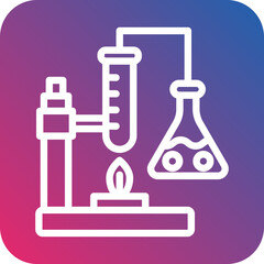 Vector Design Chemistry Experiment Icon Style