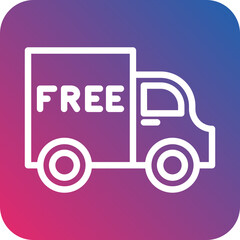 Vector Design Free Shipping Icon Style