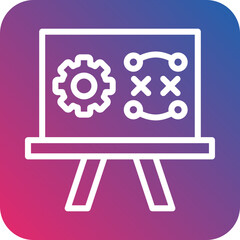 Vector Design Development Plan Icon Style