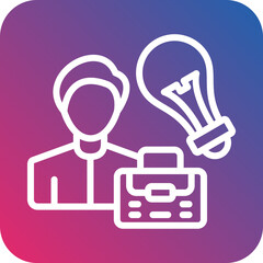 Vector Design Career Advice Icon Style