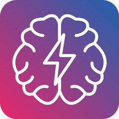 Vector Design Brainstorm Icon Style