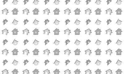 Home building symbol for background design vector