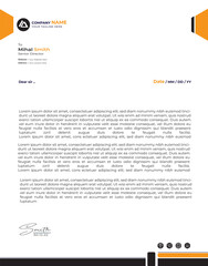 Free Best vector corporate identity template and Letterhead  template design