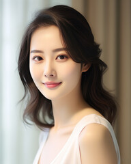 Fototapeta premium Portrait of Beautiful Asian Woman 