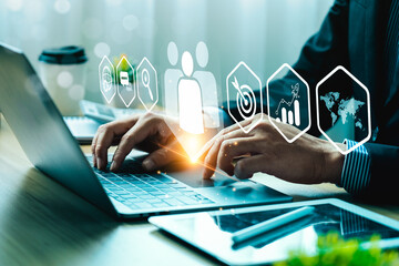 Customer Relationship Management, global structure network technology, data exchanges customer connection, Customer relationship management, Client service, digital marketing and social network.