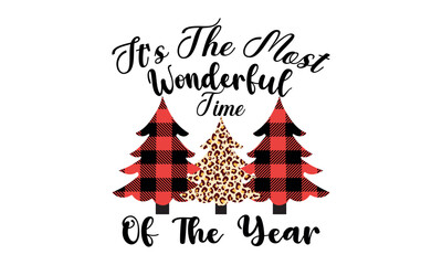 It's The Most Wonderful Time of The Year Vector and Clip Art