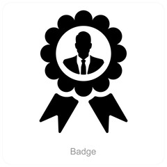 Badge and business icon concept