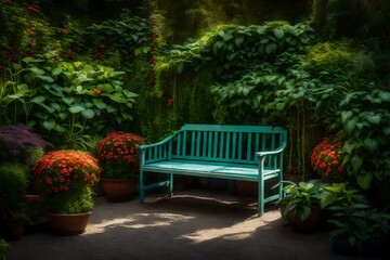 bench in the garden