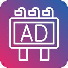 Advertising Campaign Icon Style