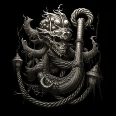 Ai Generated Amazing Art chinese dragon statue on the wall