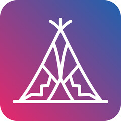 Desert Tipi Icon Style © designing ocean