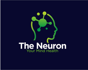 neuron tech health logo designs for medical and clinic service and consult