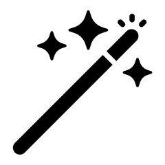 magic wand Solid icon