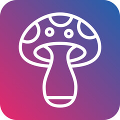 Mushroom Icon Style