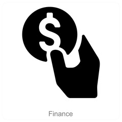 Finance and cash icon concept