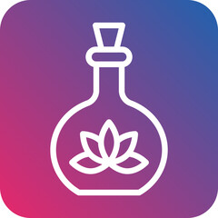 Body Massage Oil Icon Style