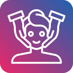 Facial Treatment Icon Style