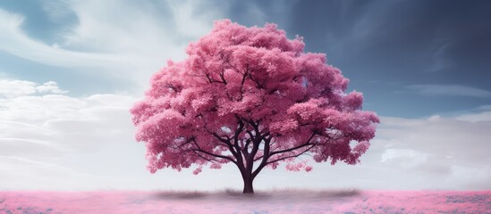 Gorgeous rosy tree - obrazy, fototapety, plakaty