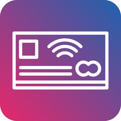 Contactless Payment Icon Style
