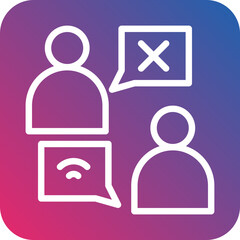 Digital Divide Icon Style