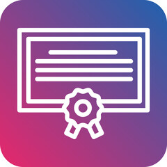Diploma Icon Style