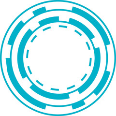 Technology Circle Frame