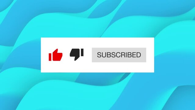 Animated Youtube intro outro subscribe like comment call to action bell icon