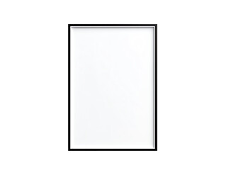 a white rectangular object with black border